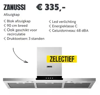 Superkeukens ZANUSSI Afzuigkap aanbieding