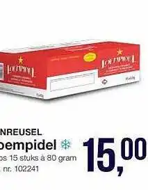 Bidfood Vanreusel loempidel aanbieding