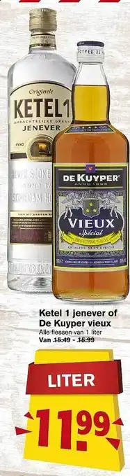 Hoogvliet Ketel 1 jenever of de kuyper vieux aanbieding