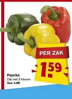 Hoogvliet Paprika aanbieding