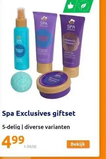 Action Spa exclusives giftset aanbieding