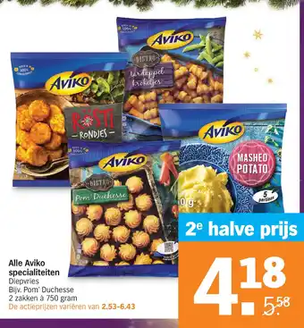 Albert Heijn Alle aviko specialiteiten aanbieding