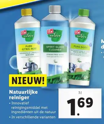 Lidl Natuurlijke reiniger 1L aanbieding