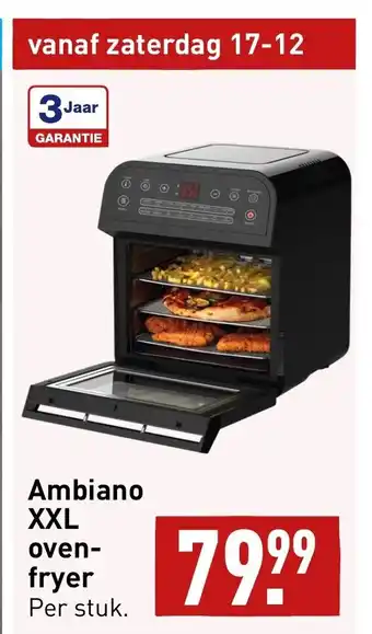 ALDI Ambiano XXL oven fryer per stuk aanbieding