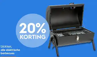 Blokker Blokker Elektrische barbecues - 20% korting aanbieding