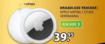 Expert Draadloze tracker/ apple airtag 1 stuks verpakking aanbieding