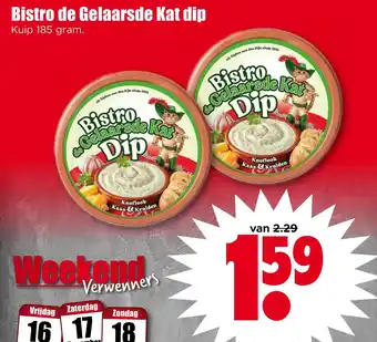 Dirk Bistro de gelaarsde kat dip aanbieding