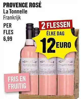 Dirck 3 Provence rosé la tonnelle aanbieding