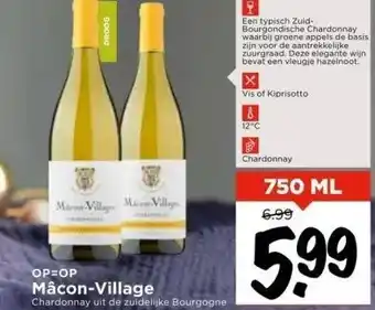 Vomar Voordeelmarkt Mâcon-village aanbieding