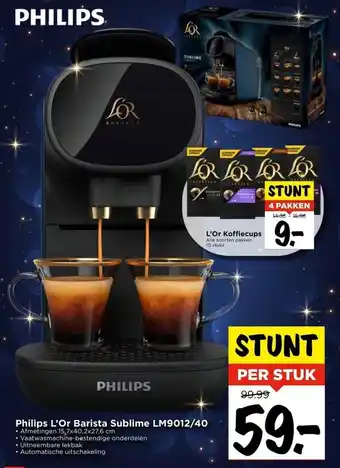 Vomar Voordeelmarkt Philips l'or barista sublime lm9012/40 aanbieding