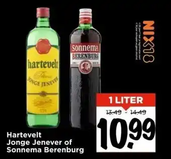 Vomar Voordeelmarkt Hartevelt jonge jenever of sonnema berenburg aanbieding