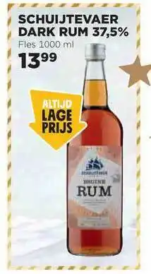 Jumbo Schuijtevaer dark rum 37,5% aanbieding