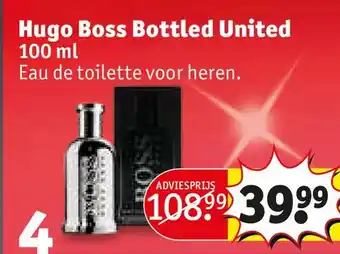 Kruidvat Hugo boss bottled united aanbieding