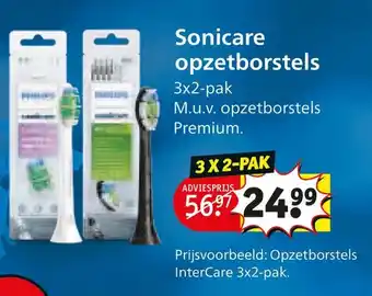 Kruidvat Sonicare opzetborstels aanbieding