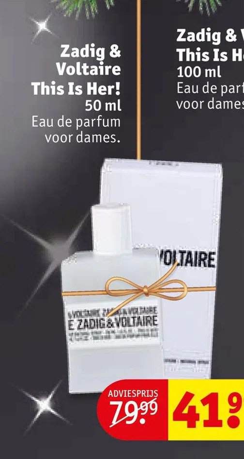 Zadig & voltaire this is her! aanbieding bij Kruidvat