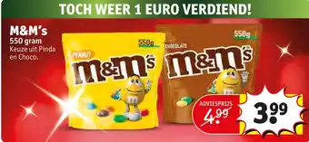 Kruidvat M&m's aanbieding