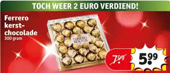 Kruidvat Ferrero kerst-chocolade aanbieding