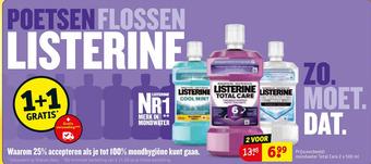 Kruidvat Listerine aanbieding