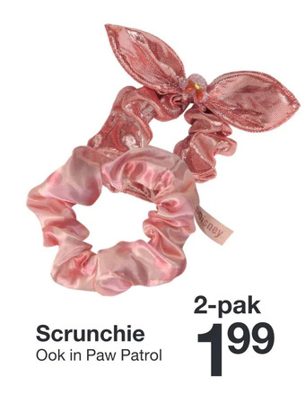 Zeeman Scrunchie aanbieding