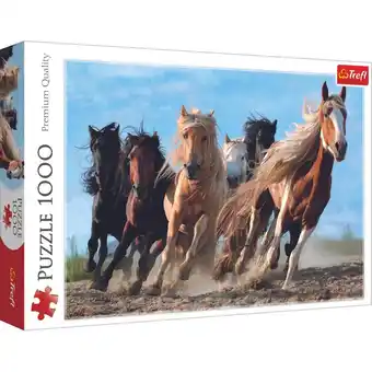 Intertoys Trefl puzzel galopperende paarden - 1000 stukjes aanbieding