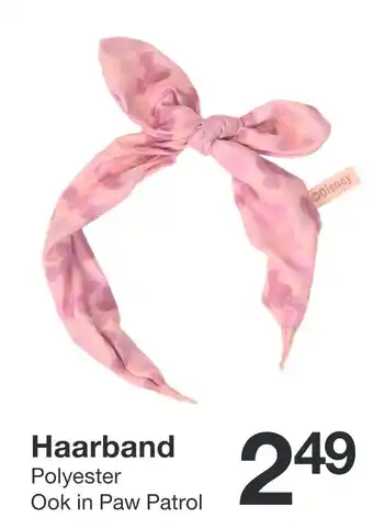 Zeeman Haarband aanbieding