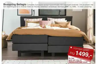 Woonsquare Boxspring Bellagio aanbieding