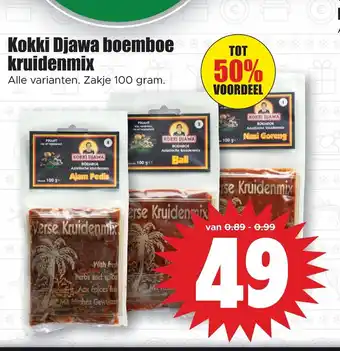 Dirk Kokki  Djawa boemboe kruidenmix 100 gram aanbieding