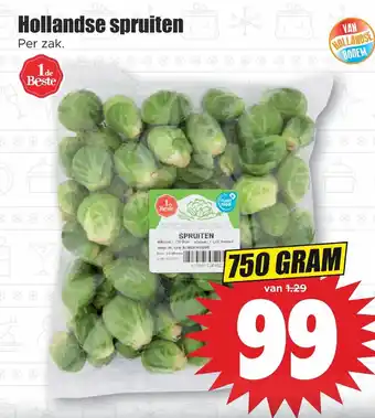 Dirk Hollandse spruiten 750 gram aanbieding