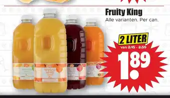 Dirk Fruity King 2 liter aanbieding