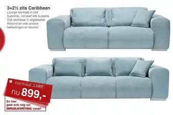 Woonsquare 3+2½ Zits Caribbean Lounge Bankstel aanbieding