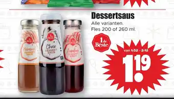 Dirk Dessertsaus aanbieding