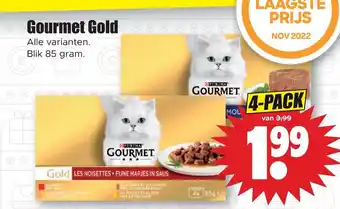 Dirk Gourmet Gold 85 gram 4-pack aanbieding