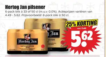 Dirk Hertog Jan Pilsener aanbieding