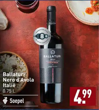 ALDI Ballaturi nero d'avola italie aanbieding