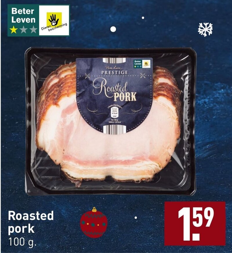 Roasted pork 100g aanbieding bij ALDI