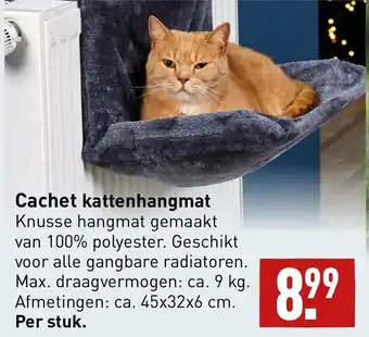 ALDI Cachet kattenhangmat aanbieding