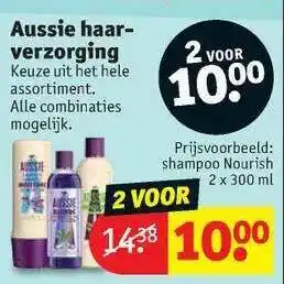 Kruidvat Aussie Haarverzorging 300 Ml aanbieding