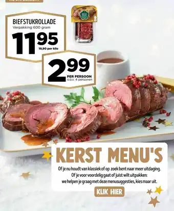 Jumbo Biefstukrollade aanbieding