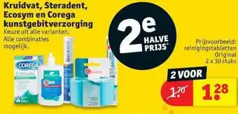 Kruidvat Kruidvat, Steradent, Ecosym En Corega Kunstgebitverzorging aanbieding