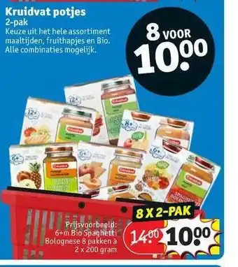 Kruidvat Kruidvat Potjes 2x200 Gram aanbieding