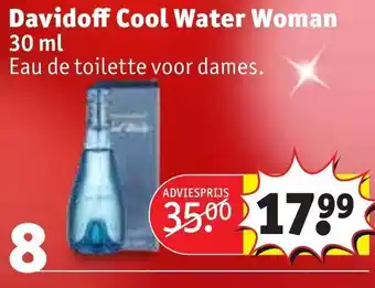 Kruidvat Davidoff Cool Water Woman 30 ml aanbieding