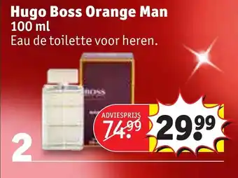 Kruidvat Hugo Boss Orange Man 100 ml aanbieding