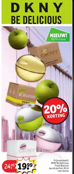 Kruidvat DKNY Be Delicious aanbieding