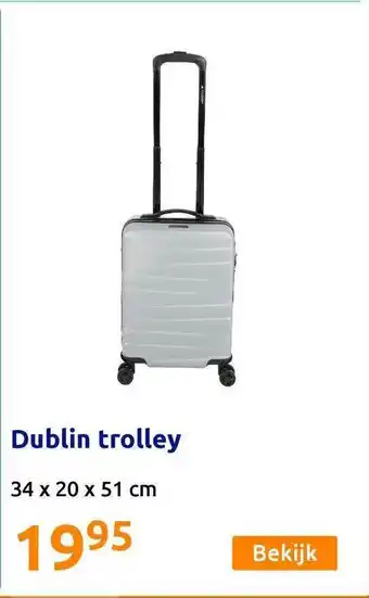 Action Dublin Trolley 34 X 20 X 51 Cm aanbieding