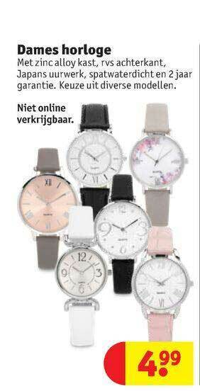 Dames Horloge aanbieding bij Kruidvat