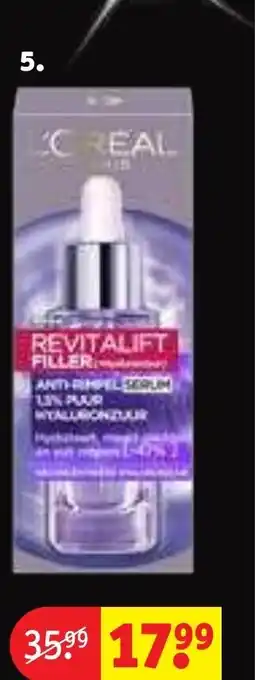 Kruidvat L'Oreal Revitalift Filler serum 30 ml aanbieding