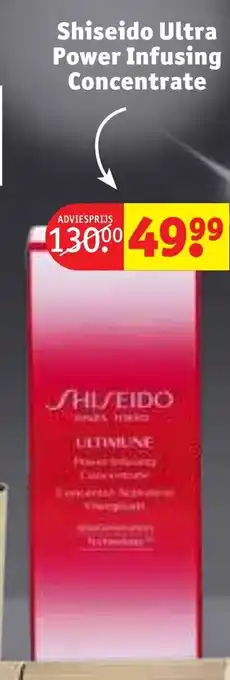 Kruidvat Shiseido Ultra Power Infusing Concentrate aanbieding