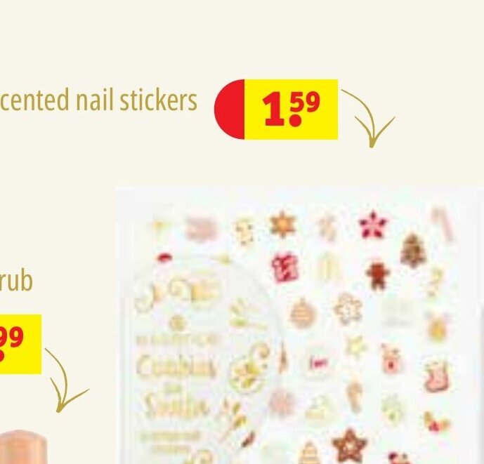 scented nail stickers aanbieding bij Kruidvat