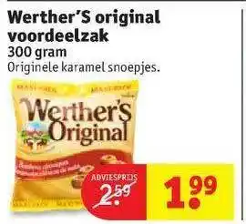 Kruidvat Werther's Original Voordeelzak 300 Gram aanbieding