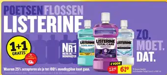 Kruidvat Mondwater Total Care 1+1 gratis aanbieding